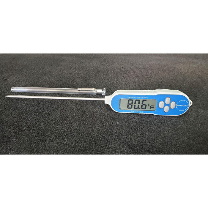 Digital Waterproof Thermometer, Reduced Tip Probe