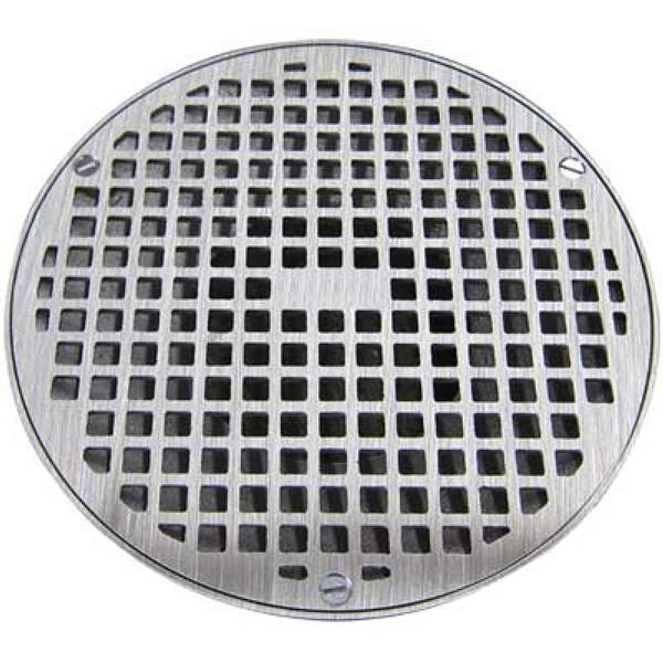 Hinged Floor Drain Grate - 5 inch Round