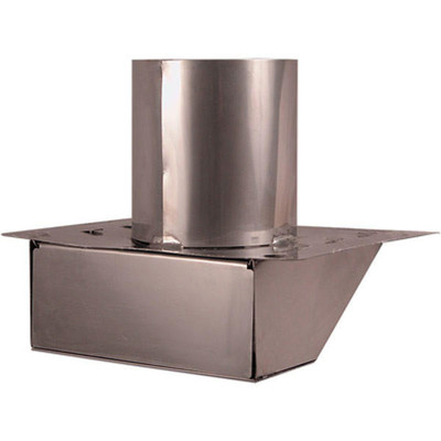 8in SS Under Eave and Soffit Dryer Exhaust Vent, Flapper | CMTP