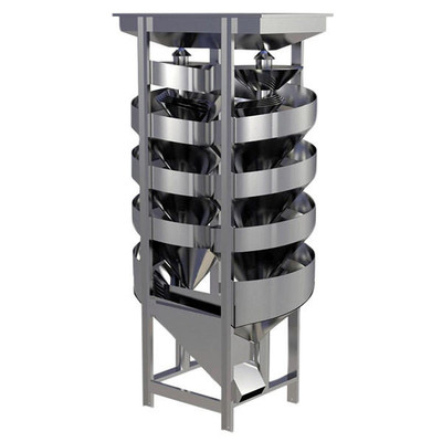 Galvanized Double Spiral Separator, 6in Flight | CMTP
