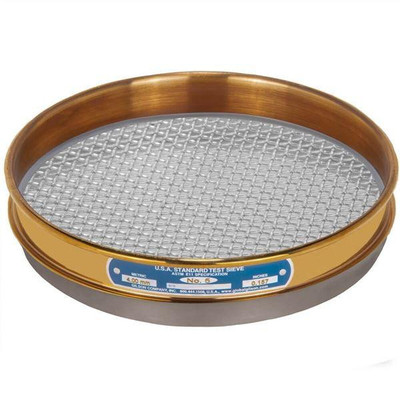 Setaccio Di Prova USA Standard Gilson 8" Ottone - 6.3mm / 0.250" - ASTM 1/4"