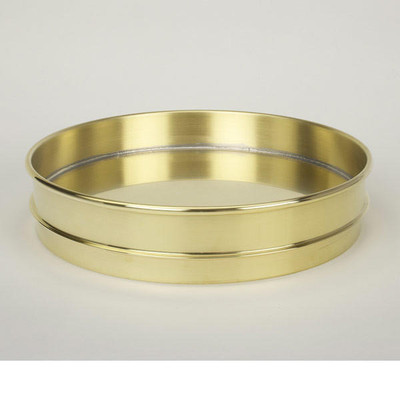 12in Sieve Midstack Pan, Brass, Half Height | 12in ASTM Sieves ...