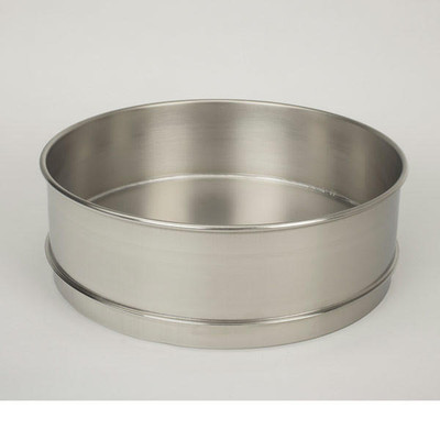 12in Sieve Midstack Pan, Stainless, Full Height | ASTM Sieves ...