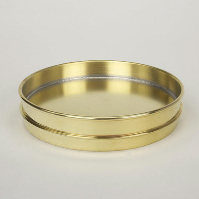 Advantech 8in Sieve Midstack Pan, Brass, Half Height | Certified MTP