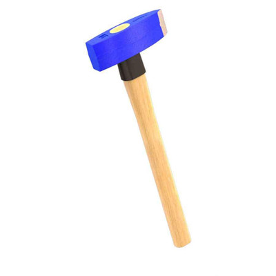 Stone Mason Hammer - 4 Lb With Wood Handle