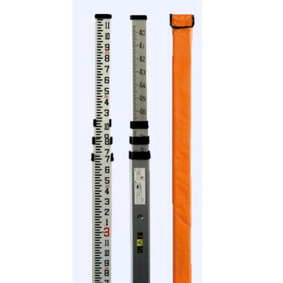 5m Leveling Rod metric E-Block Scale Tripods | Surveying | CMTP