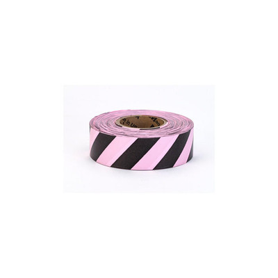 Flagging Tape, Ultra Standard, Pink (Pack of 12)