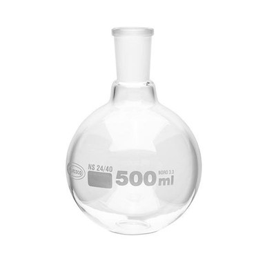 BulK Round Bottom, Boiling Flasks, Borosilicate Glass, Ground Joints,  100mL, case/24