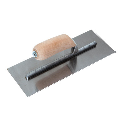 5 x 16 Spring Form Flex Trowel, Rounded Edge