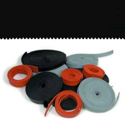 25ft Roll Neoprene (Black) 3/16in Notch Rubber | Certified MTP