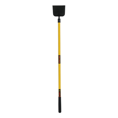Scraper with Forged Head and 51in Yellow Fiberglass Handle