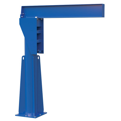 Steel Floor Mounted Jib 80-3/8in I-Beam, 4000 lb., Blue | CMTP