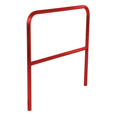 Red Temp Railing Steel Safety Railing, 4 Ft. Length, Red | CMTP