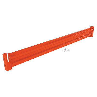 Steel 2-Ribbed Dropin Style Guard Rail, 114in Length, Orange ...