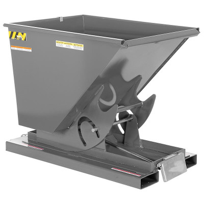 Medium Duty Hopper, Self Dumping, 1/2 Cu Yd, 4000 lb., Gray | CMTP