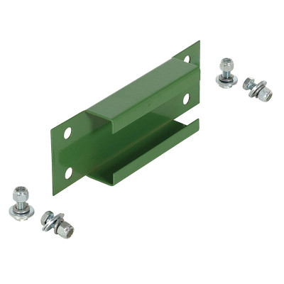 Steel Pallet Racking Frame Spacer 6in Usable Length, Green | Certified MTP