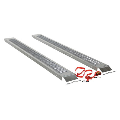 Van Ramp Bumper Pick Up/Van Ramps 96 x 18 x 2in Set of 2, 1,000 lb., Silver | CMTP
