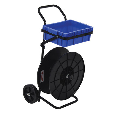 String Cart Steel Lightweight Strapping Cart, 20in x 18-1/2in x 38in, Black | CMTP