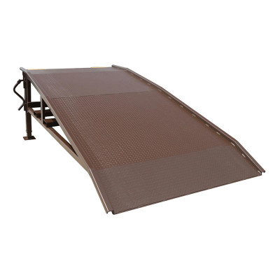 Steel Mini Yard Ramp 75in x 14 Ft., 5,000 lb., Brown | Certified MTP