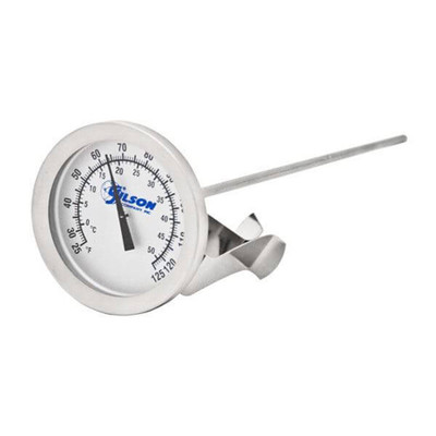 2.5 Inch Dial Thermometer Dual Scale -30 To 250°F With 3/4" CWT Solder Back Mount