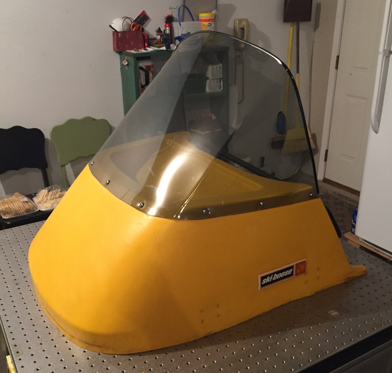 1971 to 1973 Mark I ski-boose windshield clear and black top trim