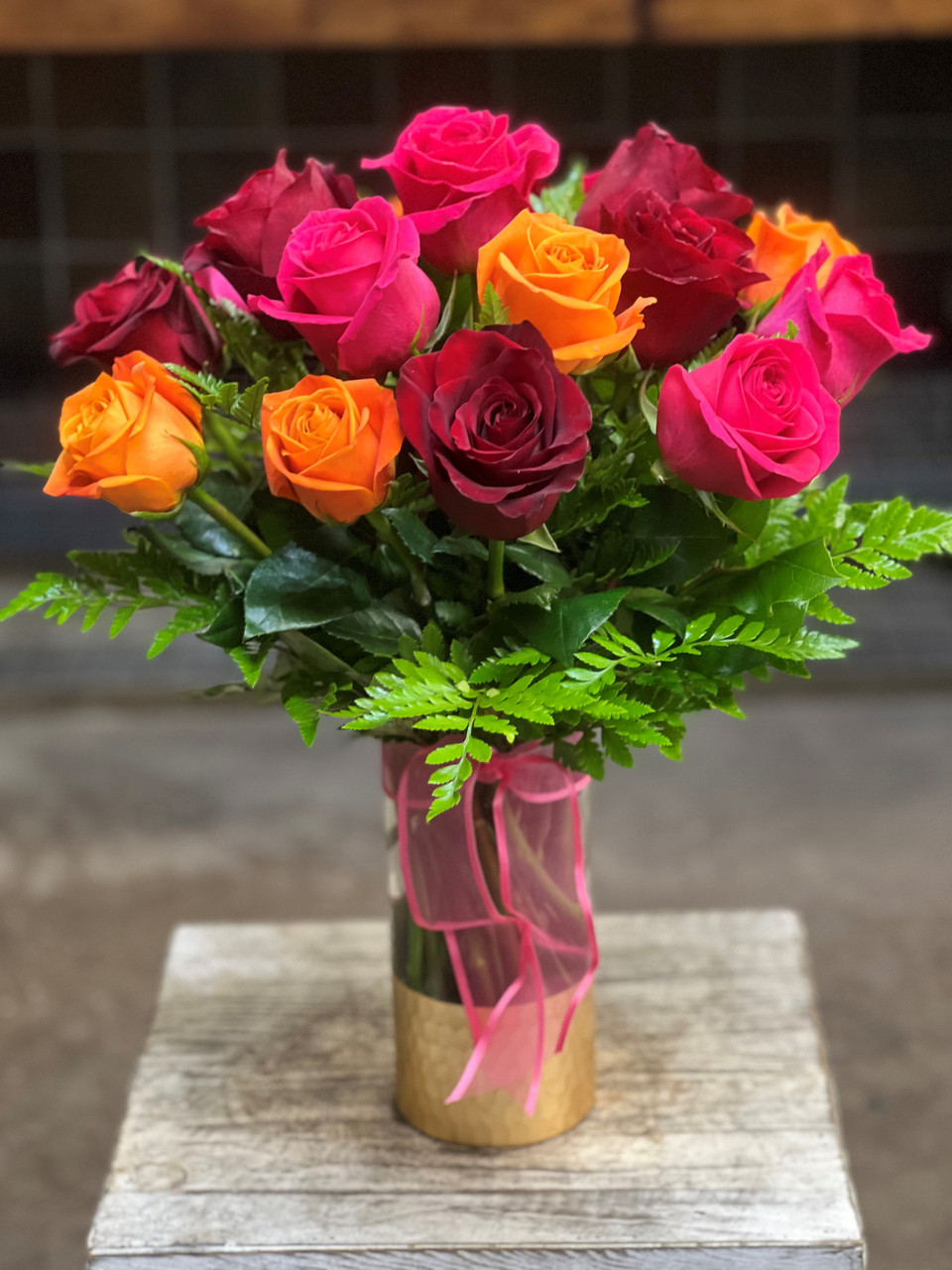 EverAfter Rose Bouquet - Oak Farms - Flower Outlet Inc