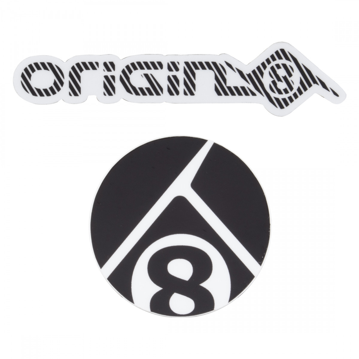 Origin 8 Sticker Origin8 Sticker Packs Black/White Assorted - True Bicycles