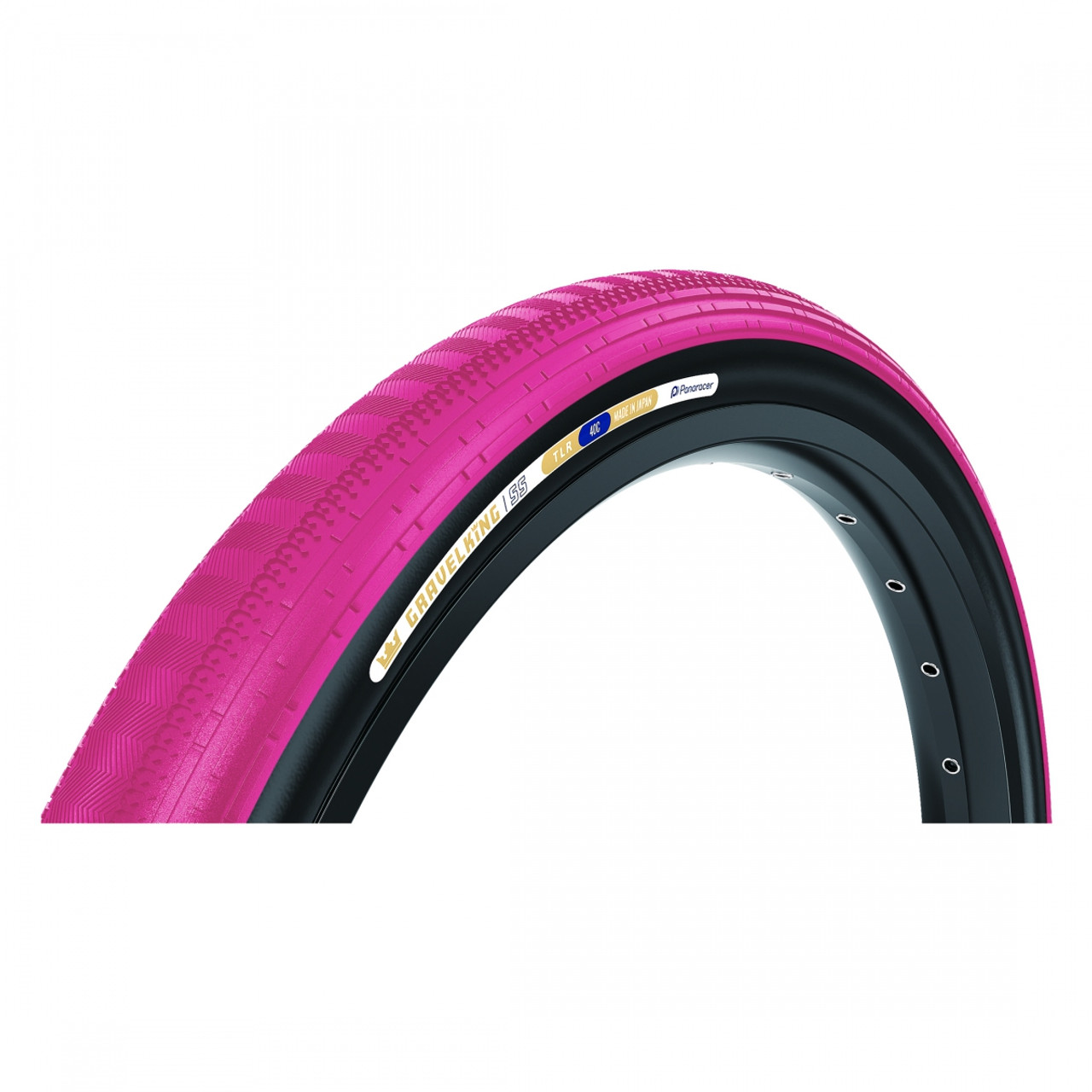Panaracer GravelKing SS 700x40 Pink Black - True Bicycles