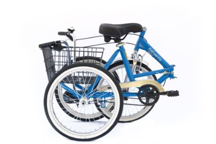 True Bicycles Fold and Go Folding Trike | Lightweight Single-Speed ...