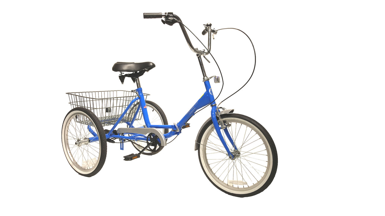 True Bicycles Fold and Go Folding Trike | Lightweight Single-Speed ...