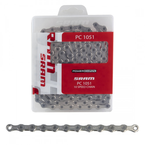 SRAM PC1051 1/2x11/128 Silver 10sp, 1/2x11/128, 144L, Silver, 271g