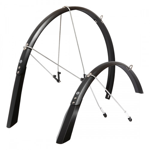 Portland Design Works Poncho Recycled Fenders Black 700C x 45mm, Road