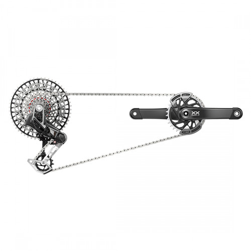 SRAM XX Eagle T-Type Power Meter AXS DUB Groupset Black 165x32 DUB