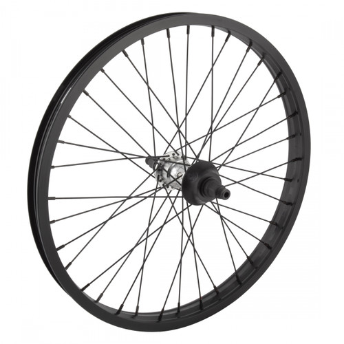 WHL RR 20x1.75 406x27 AN BLACK SHEEP 6069 BK NMSW 36 TSC SYMBOL 9T LHD 14mm POL 110mm SS2.0BK W/REAR NON-DRIVE GUARDS