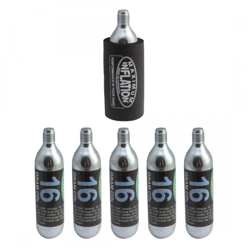 Maximum Inflation Threaded Co2 Cartridges 16g
