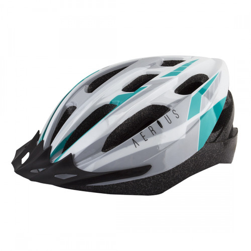 Aerius V19-Sport XL 23-1/2 to 24-3/4" (60 to 63 cm) Silver/Turquoise