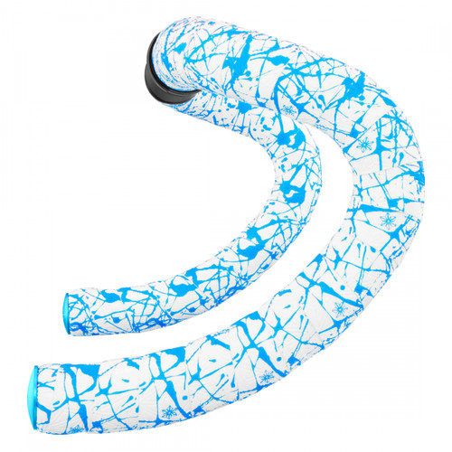 Supacaz Super Sticky Kush Bar Tape White/Neon Blue