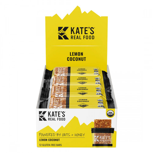 Kates Real Food Energy Bars Lemon Coconut Ginger