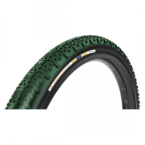 Panaracer GravelKing X1 Green Black 700x50, Brown-Green/Black