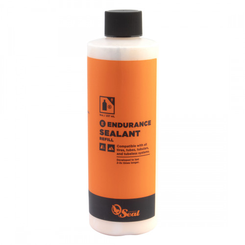 Orange Seal Tire Sealant 8 oz w/ Twist-lock Orange
