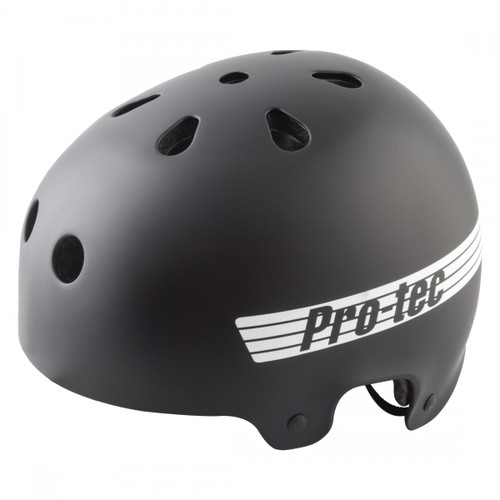 Protec Old School Low Pro Certified SM/MD 20.8 to 22.4" (53 to 57 cm) Matte Black