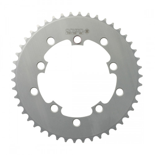 Origin8 Single Speed Chainring Silver 46T 110/130 SIL 1/8