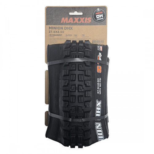 TIRE MAX MINION DHX 27.5x2.5 BK FOLD/120x2 3CG/NEWDH/TR