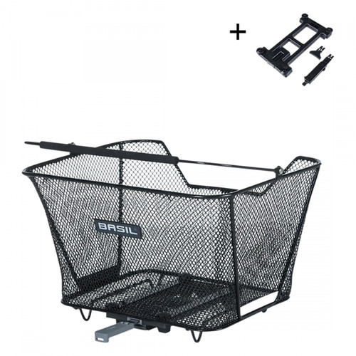 BASKET BASIL RR RACTOP MESH LESTO MIK w/HANDLE BK