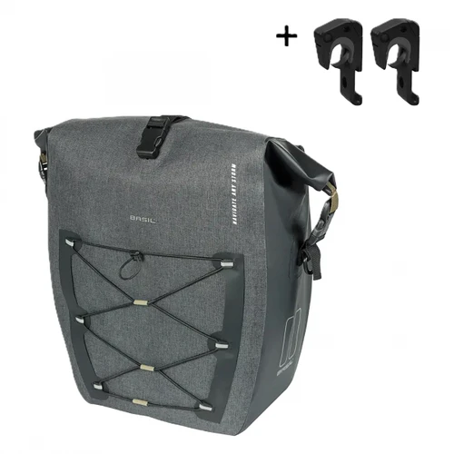 BAG BASIL PANNIER NAVIGATOR STORM L 25-31L SINGLE MIK HOOK BK
