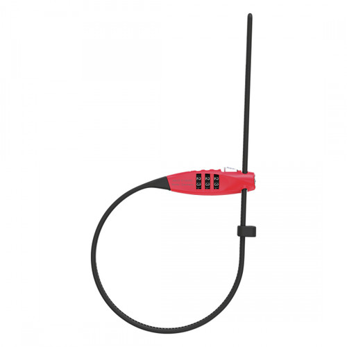 Abus Combiflex Travelguard Cable Combo Lock Red