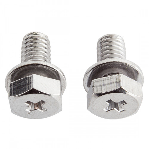FENDER SUN REP BOLT SET/2 M6 X 12MM CP