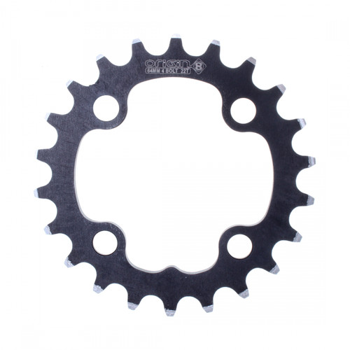 Origin8 Alloy Chainring Black/Silver 64mm 22T