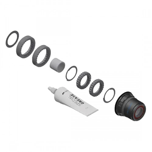 HUB CASS BODY DT UPGRADE KIT 3-PAWL TO RATCHET LN STL 18T XD HUB CASS BODY DT UPGRADE KIT 3-PAWL TO RATCHET LN STL 18T XD
