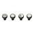 Portland Design Works Zit Bitz Decorative Bolts M5 Black 90s
